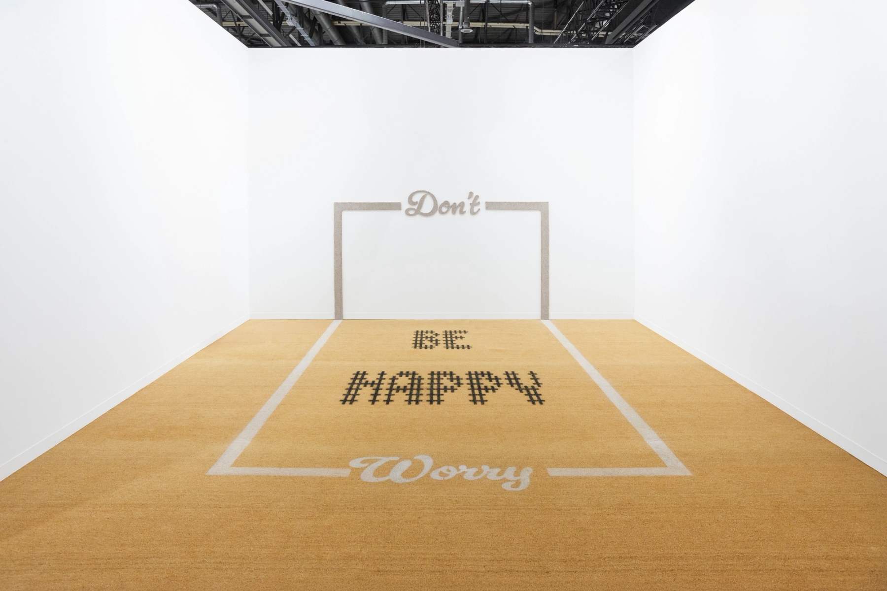 Don’t Be Happy, Worry · Zuzana Baková, Caroline Bischoff, Emma Blanc-Germser, Oana Cuozzo, Virginie Emonet, Eulalie Félix, Duna György, Marsaili Venus Haas, Olivia Handschin, Avril Hélard, Niki Loroch, Clara Luna, Diego Mühlematter, Lisa Okhrim-chuk, Armine Salifu · Supervised by Kenneth Goldsmith and Stéphane Kropf · ECAL/Ecole cantonale d’art de Lausanne