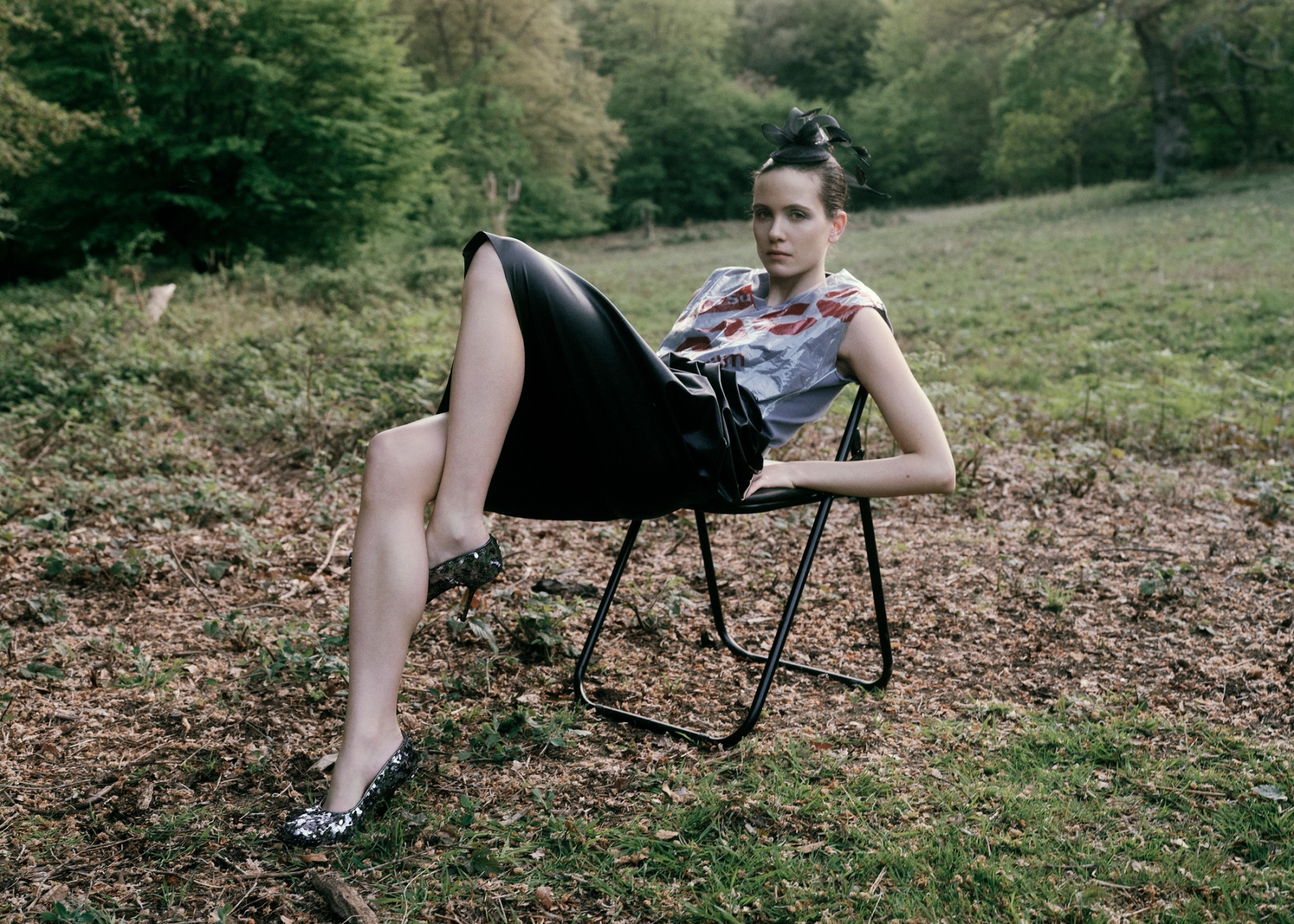 Maria in Top Mayhew, Skirt & Hat Pinny Yaowa, Shoes Stylist’s own