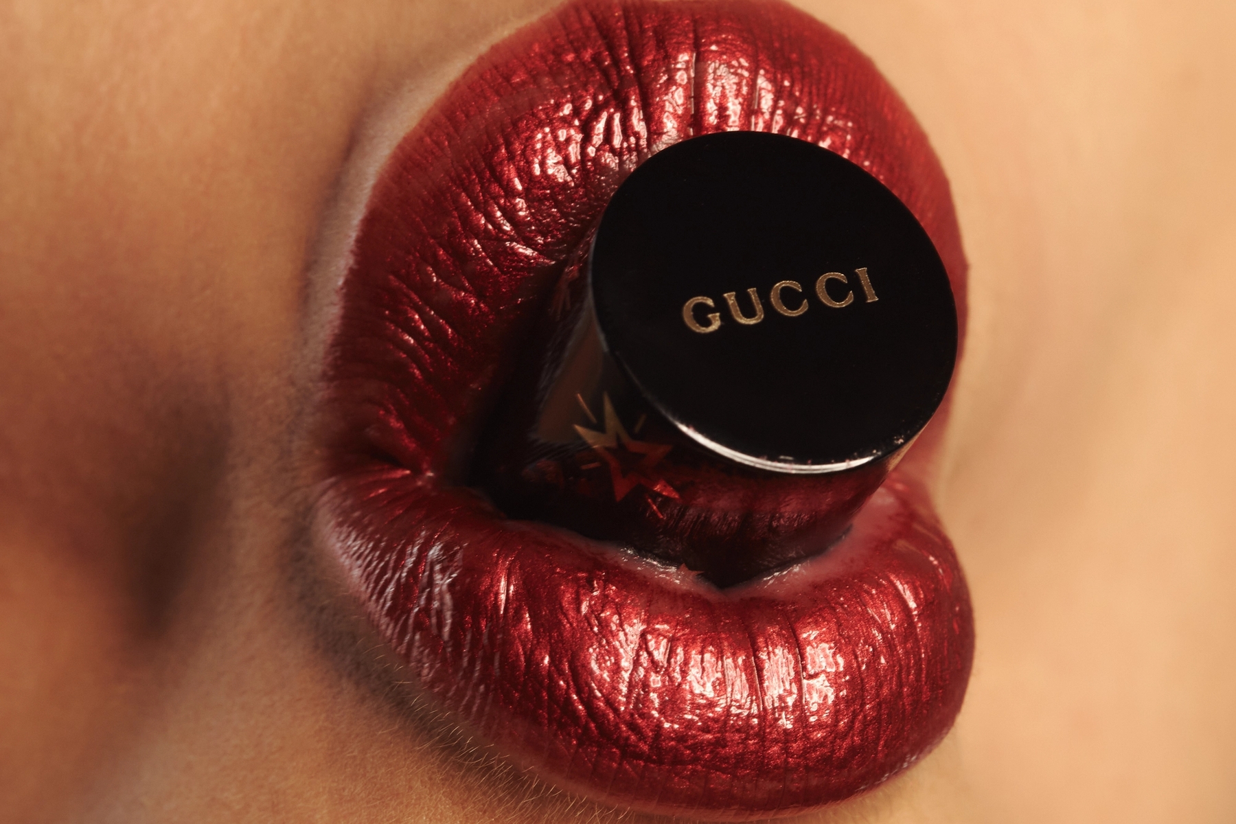 Lipstick, Goldie Red by Gucci