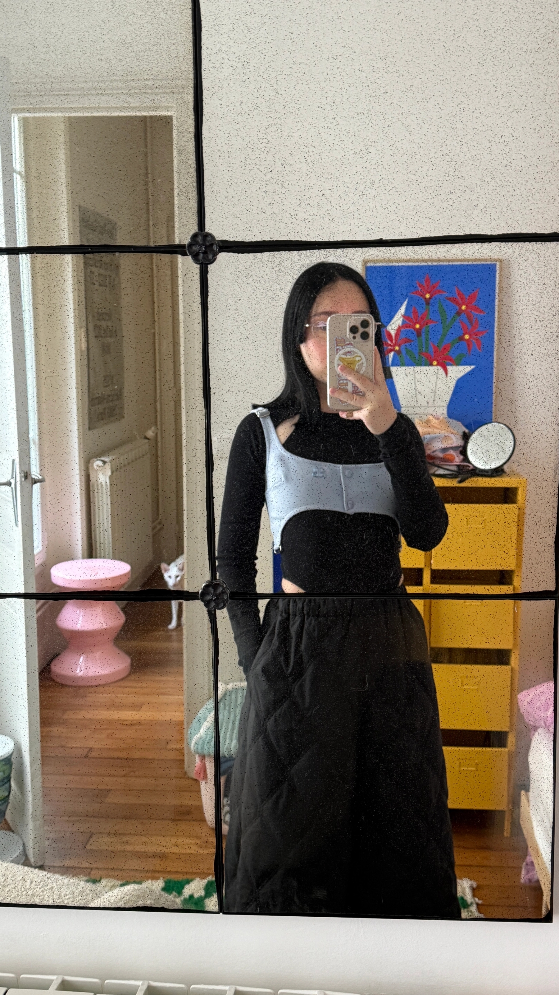 Top Courrèges, Skirt Ganni