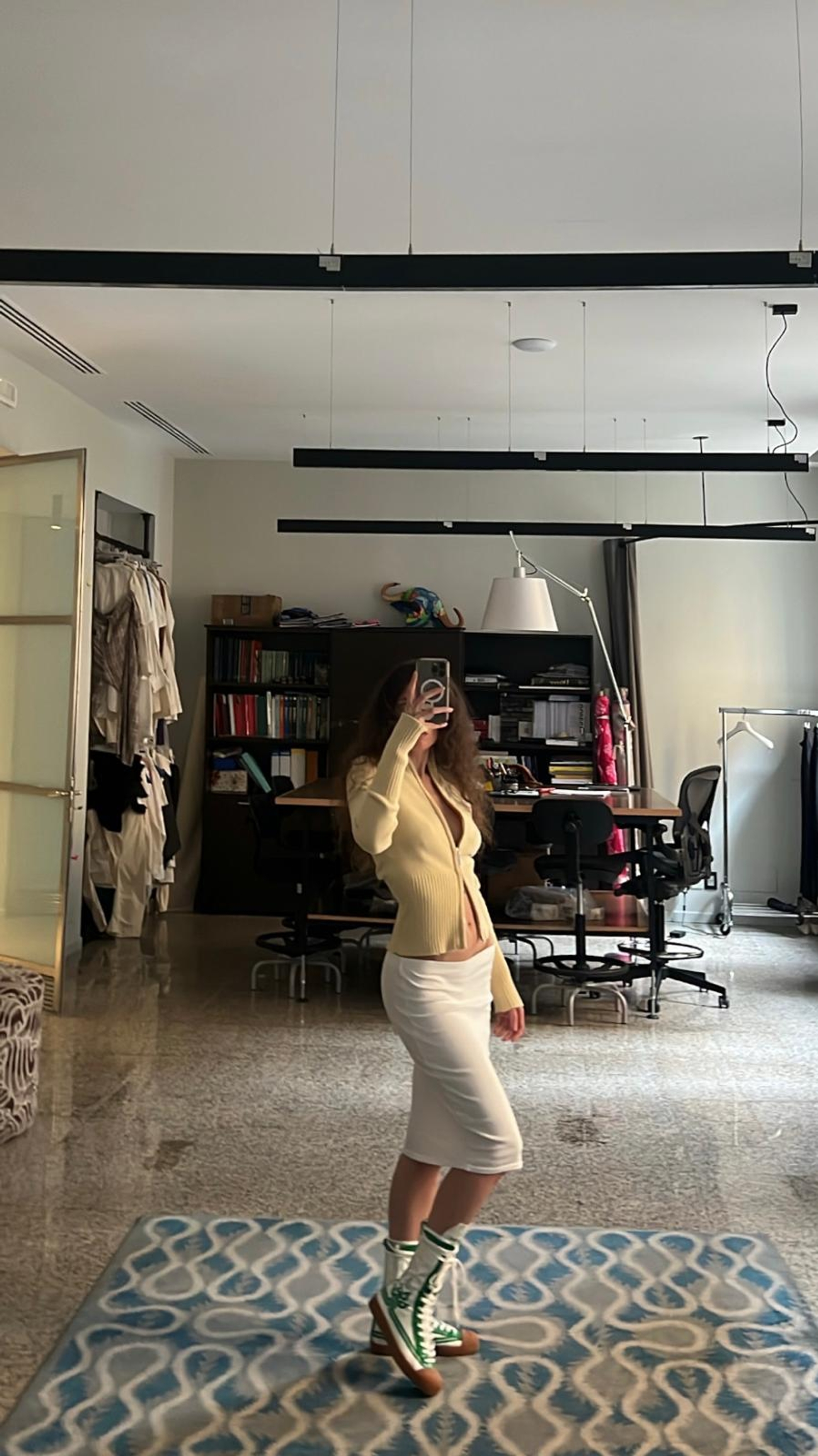 Top & Skirt vintage, Boots Vivienne Westwood
