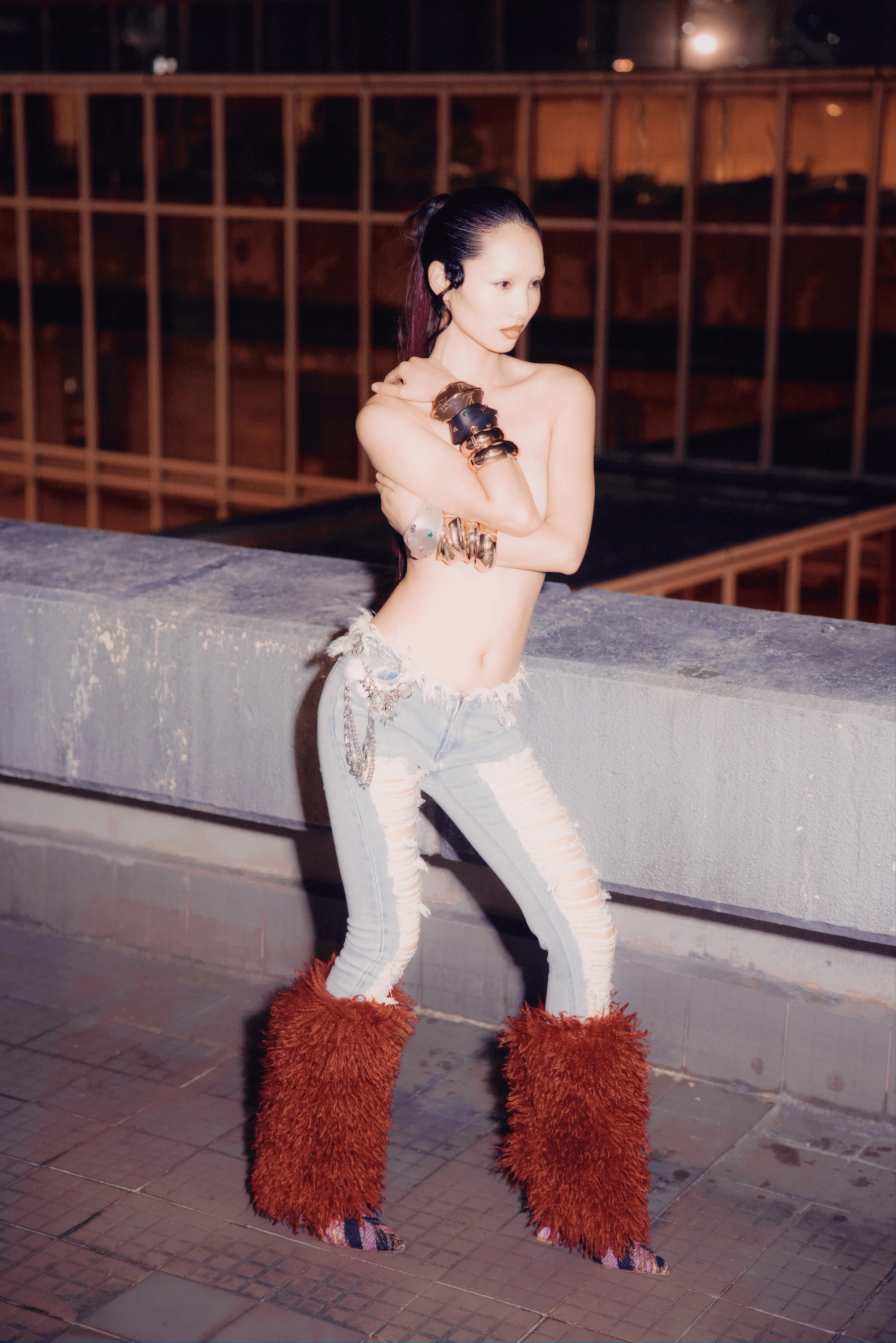 Bangles Louis Vuitton, Pants Nφdress, Shoes Shuting Qiu