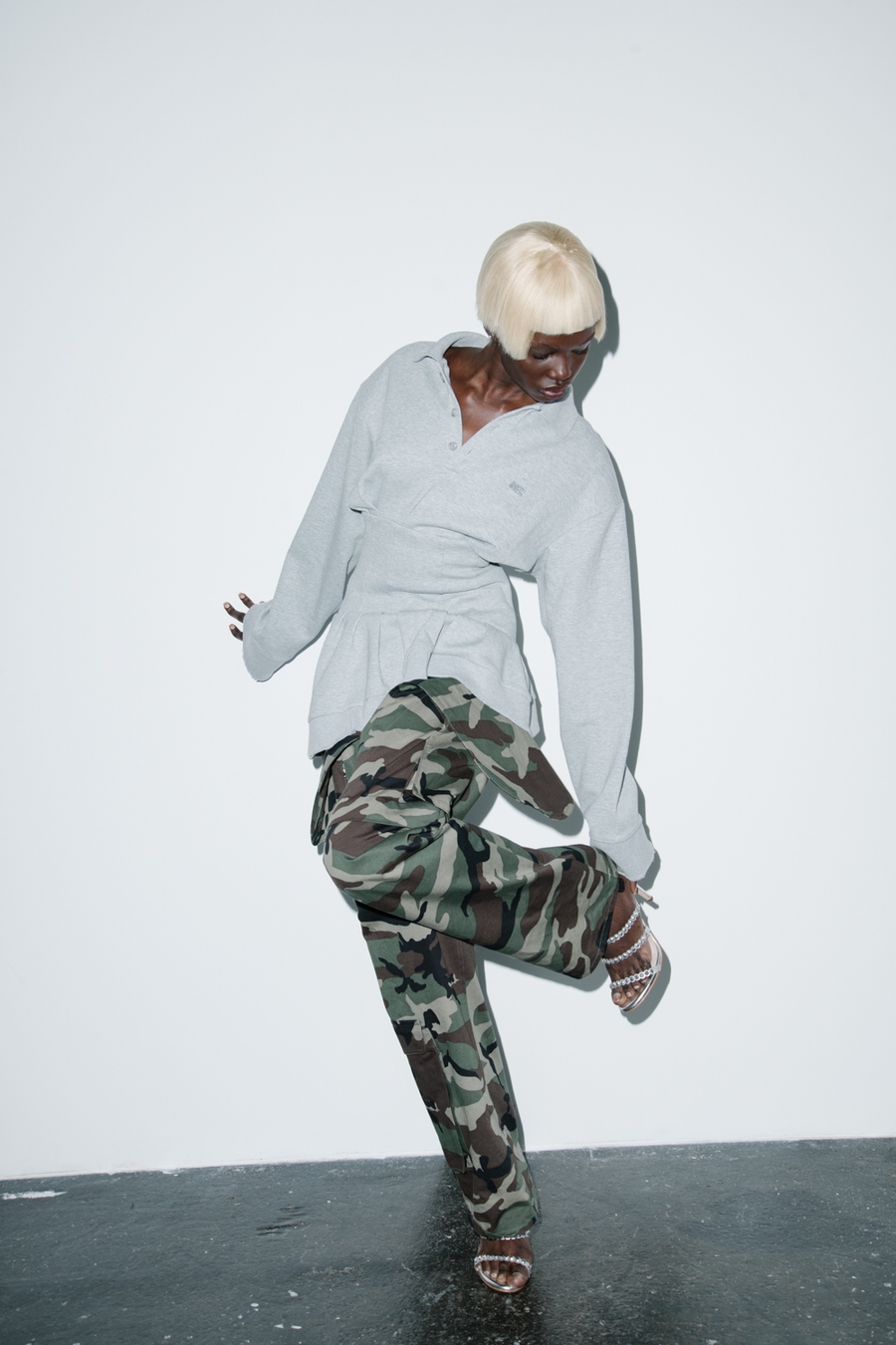 Dress NATASHA ZINKO, Pants SRVC, Sunglasses Stylist's archive