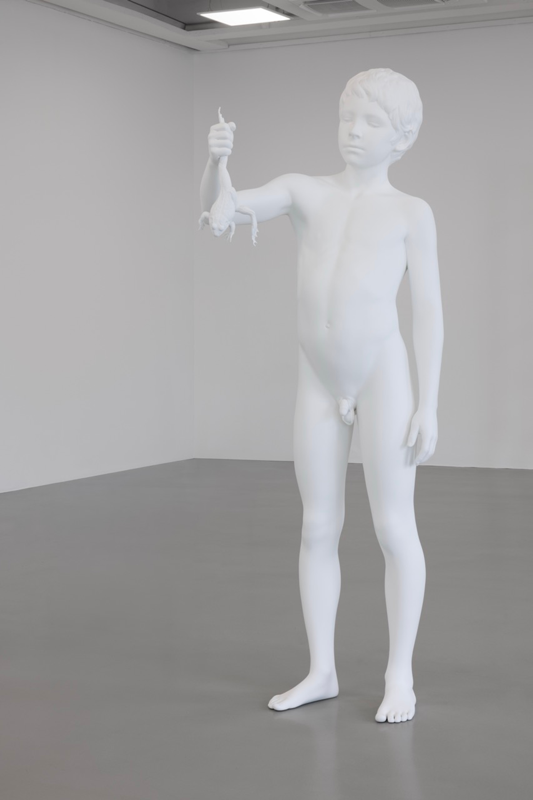 Charles Ray, 'Boy with Frog', 2009, Photo: Andrea Rossetti, © Charles Ray, documenta und Museum Fridericianum gGmbH