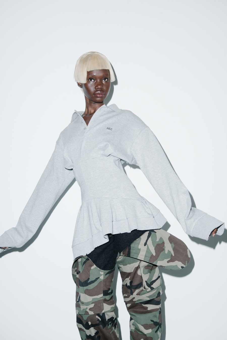 Dress NATASHA ZINKO, Pants SRVC, Sunglasses Stylist's archive
