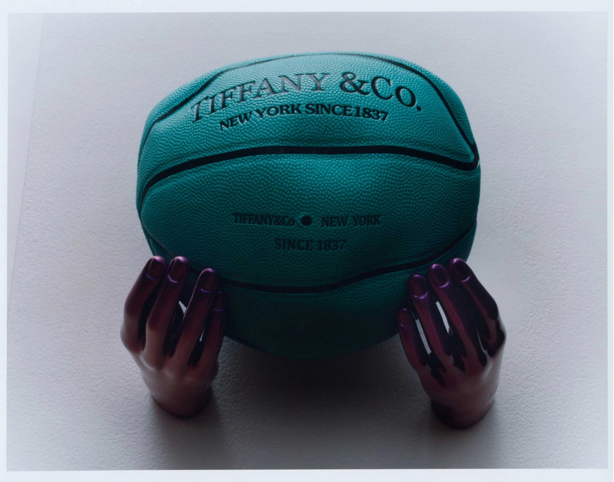 Sylvie Fleury, 'Dunk (silver purple red, Tiffany & Co. ball)', 2021