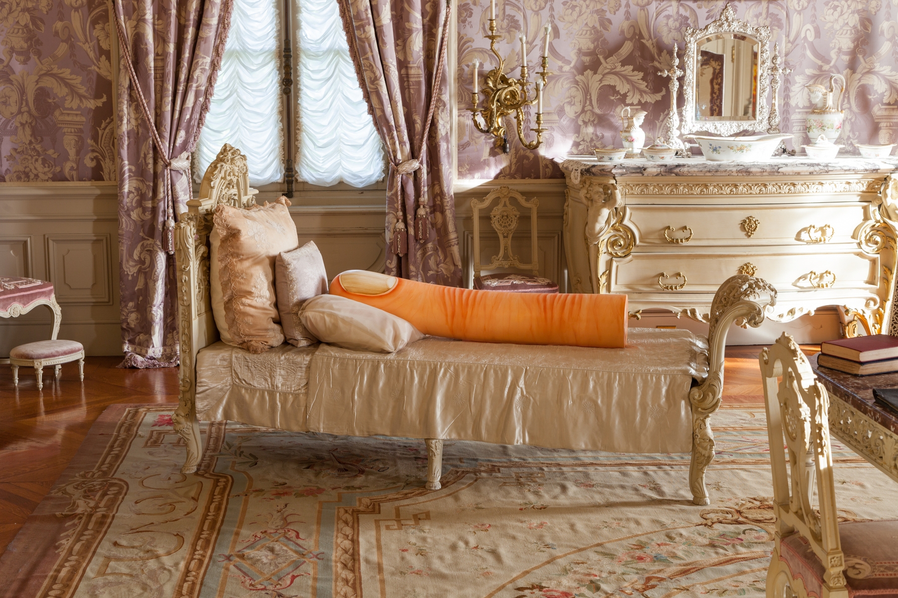 'Nicolas Party at Marble House', Marble House, Newport, Rhode Island, 2019; installation view. Photo by Jesse Sullivan
