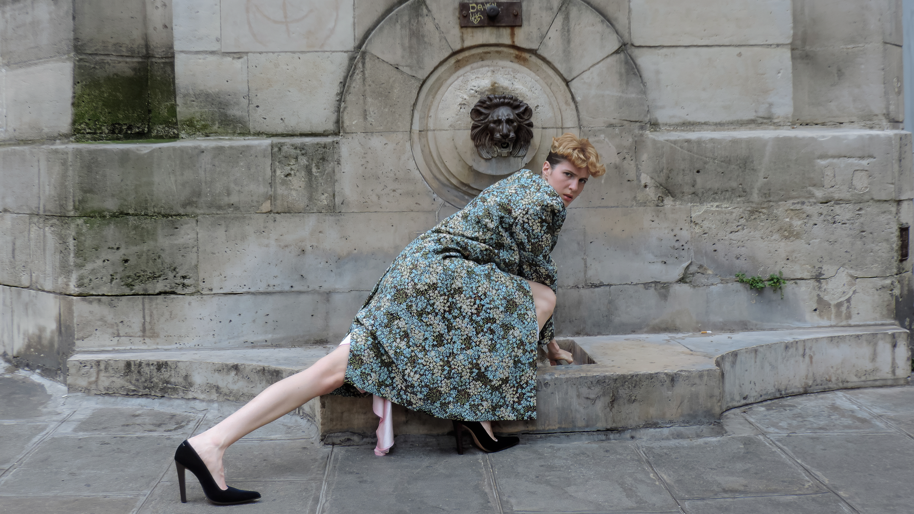 Coat Dries Van Noten, Shorts Laruicci, Shoes MM6 Maison Margiela 