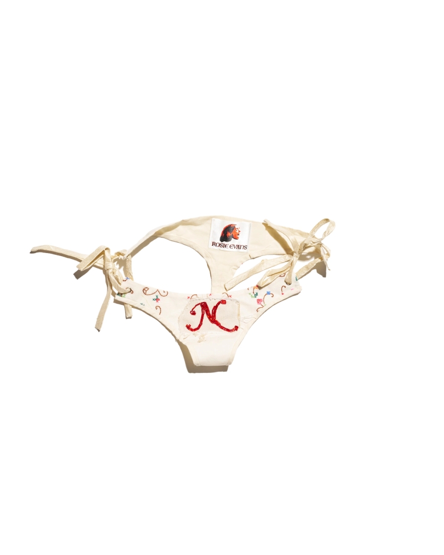 Novembre panties in collaboration with Rosie Evans Bracelet Panconesi