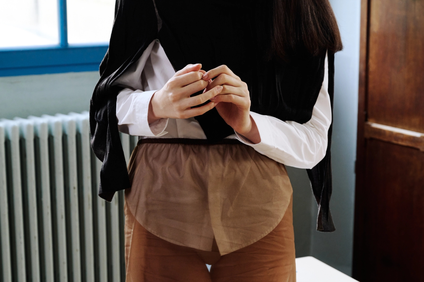 Shirt & Knitwear Acne Studios, Skirt MM6 Maison Margiela
