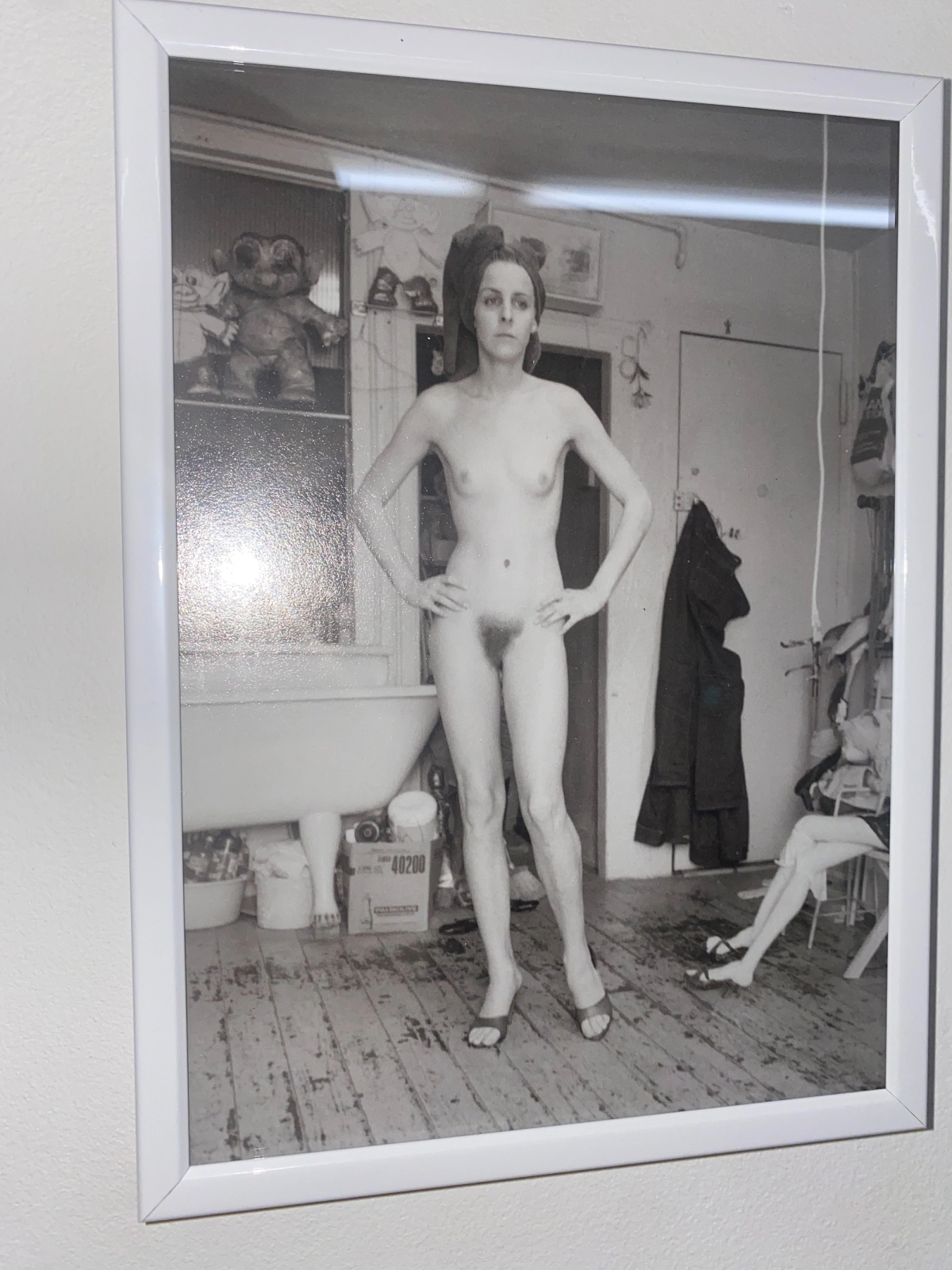 MARION SCEMAMA - GREER LANKTON, NUDE IN HER APARTMENT, NYC, #1, Gelatin silver print on Baryta paper