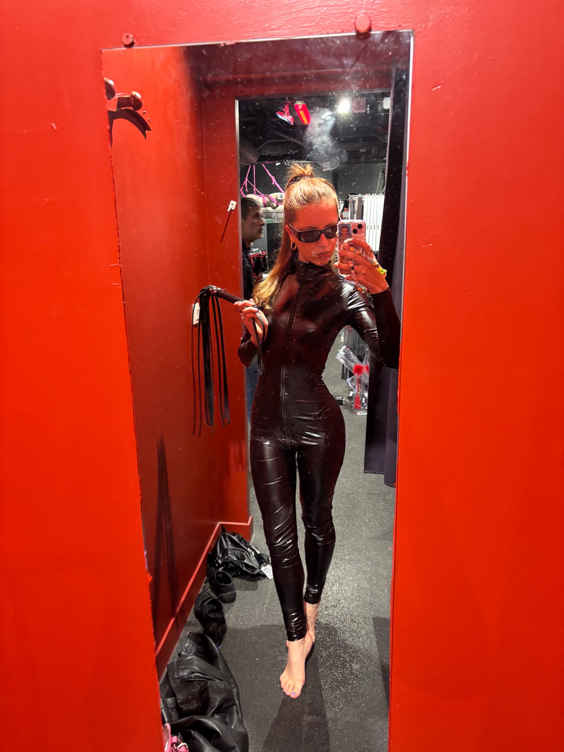 Bodysuit & Whip Sexodrome, Sunglasses Dior