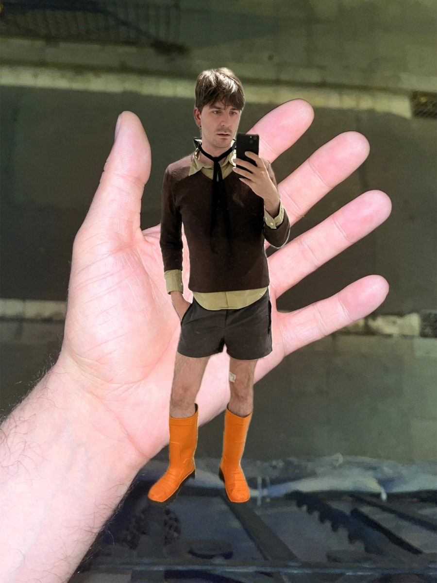 Left to right: Dress Nina Ricci, Jeans Carhartt, Shoes Adidas | All vintage