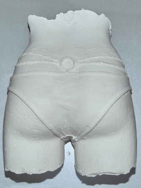 Left to right: Plastered Shorts Chanel, Necklaces Justine Clenquet | Plastered Underwear Sexodrome | Shirt MA/RE