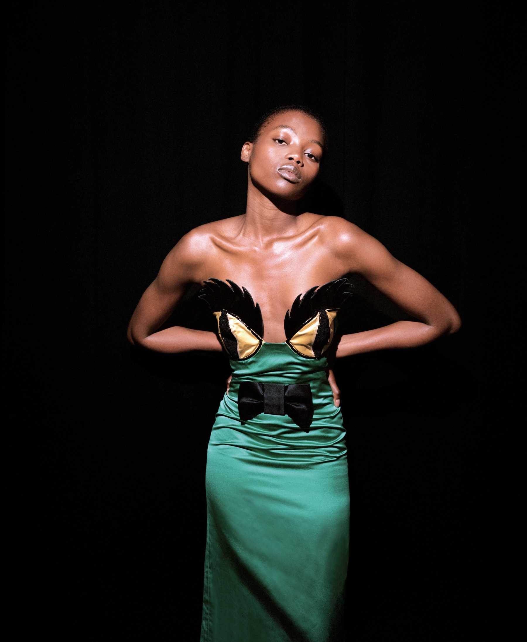 Rose wears Dress AH 2008-2009 Once Upon a Time Jean-Charles de Castelbajac Archive, Shoes Paris Texas