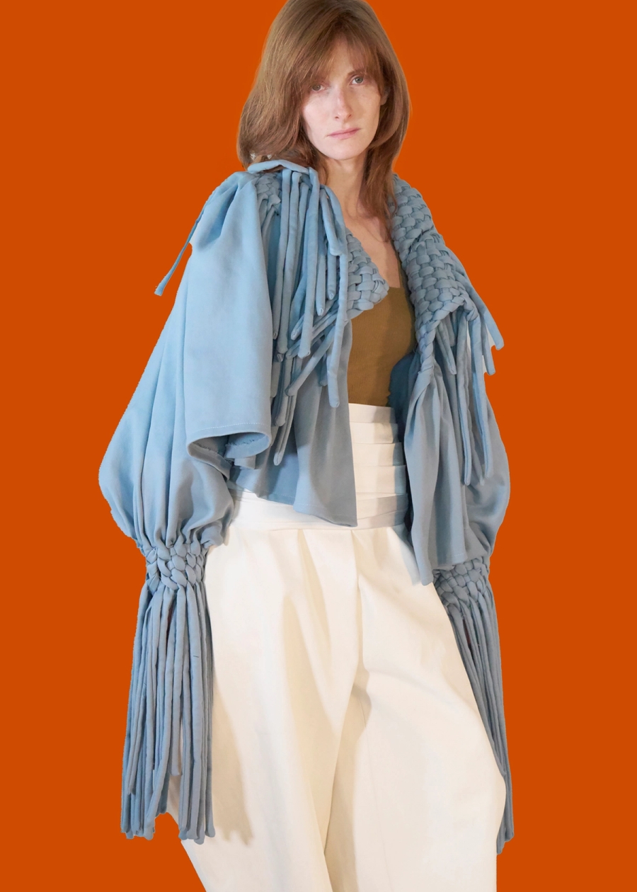 Tank Top Baserange, Jacket, Trousers & Sunglasses Saule Milonaité



