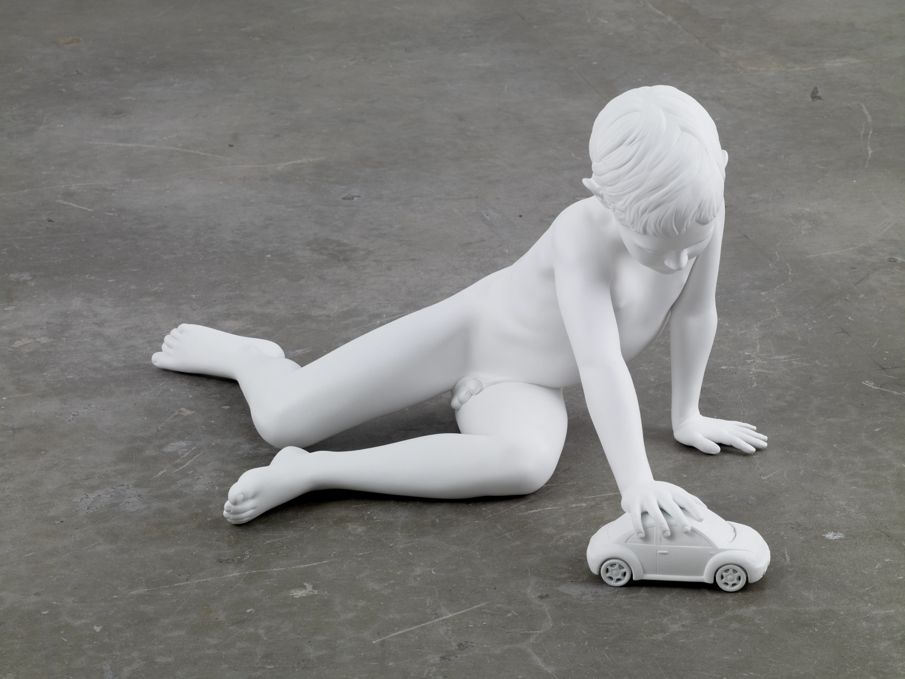 Charles Ray, 'The New Beetle', 2006, Stainless steel, paint, 53 x 88 x 72 cm, © Charles Ray, Courtesy Matthew Marks Gallery