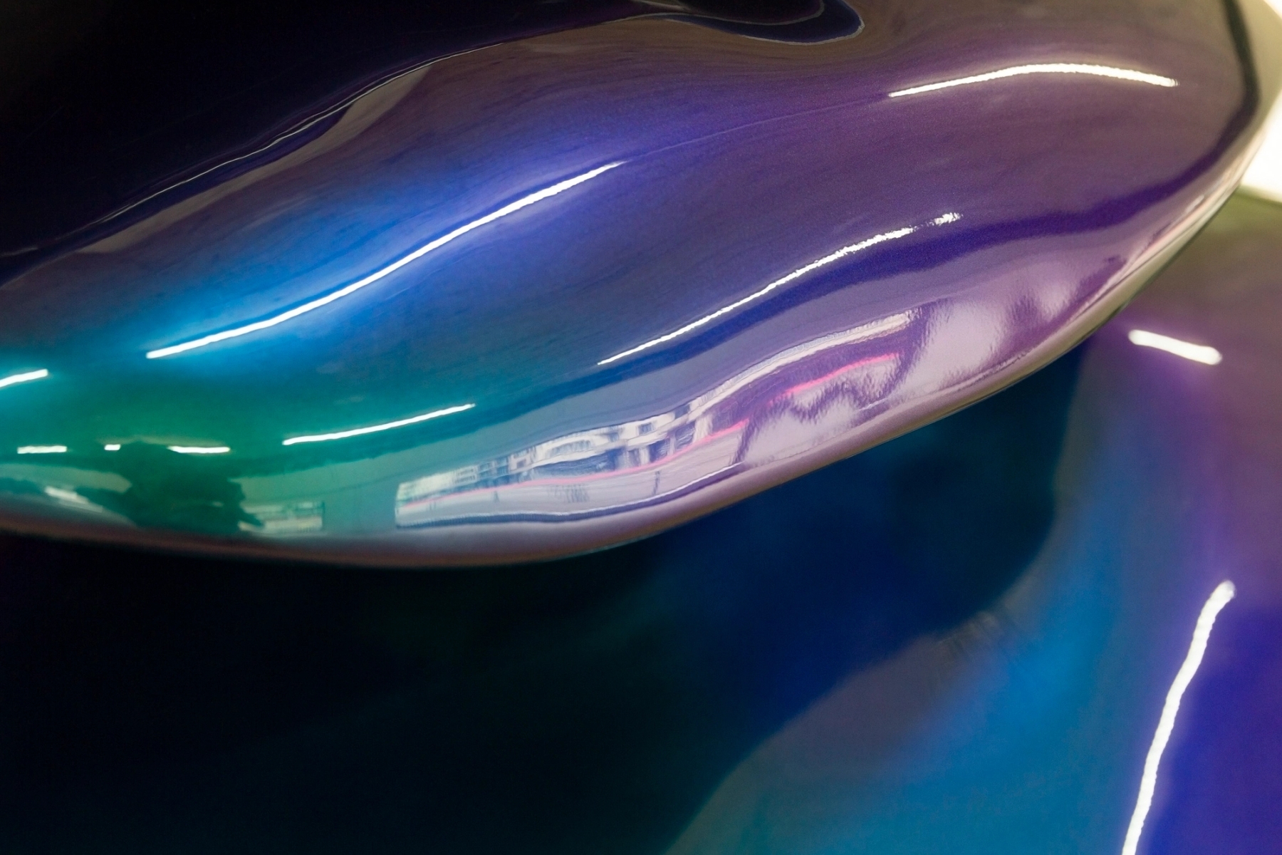 'One Minute Silence' 2021, Fiberglass, car paint