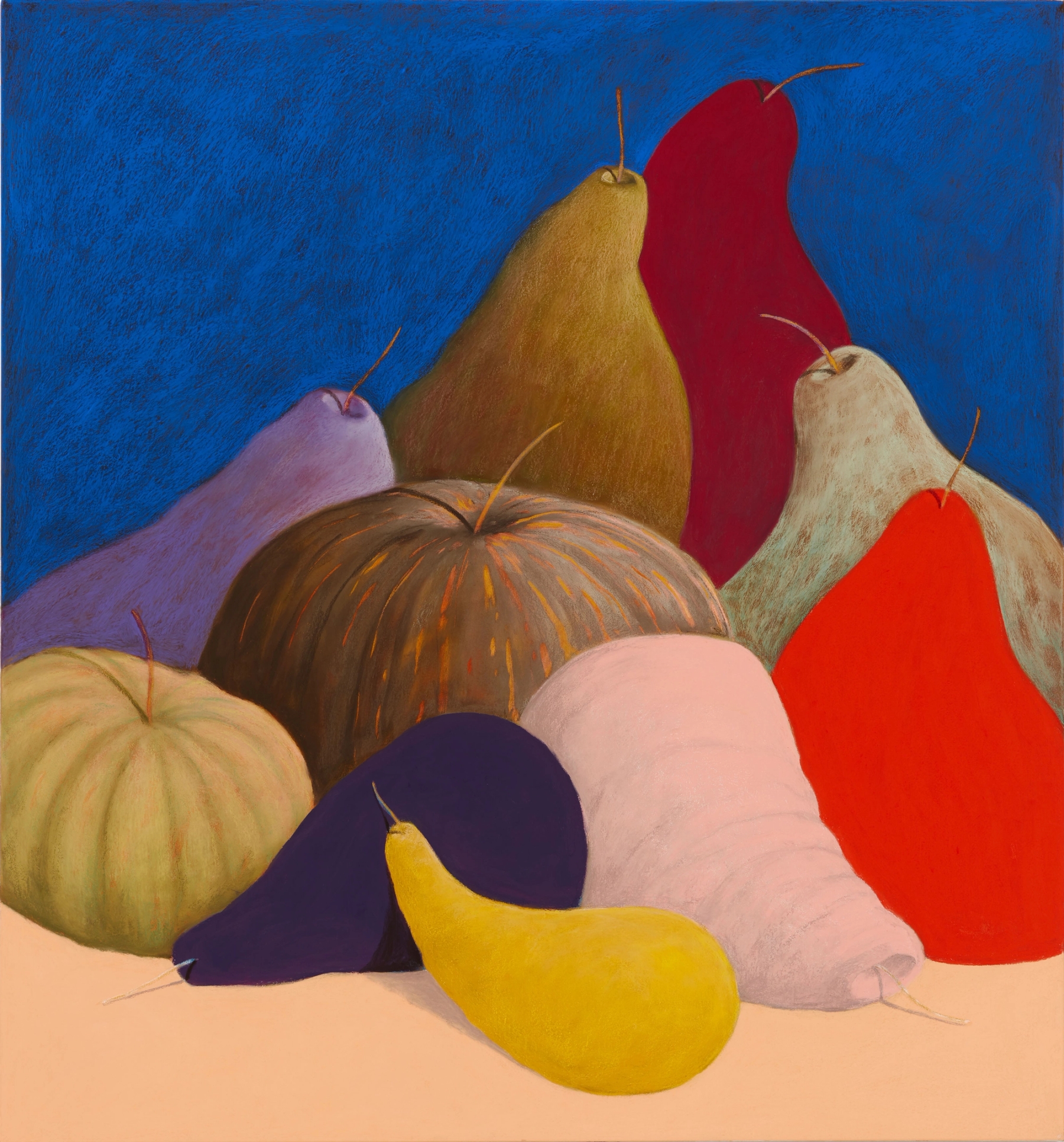 Nicolas Party, 'Still Life', 2017, Pastel on canvas, 55 1/8 x 51 3/16 in. Photo by Thomas Mueller