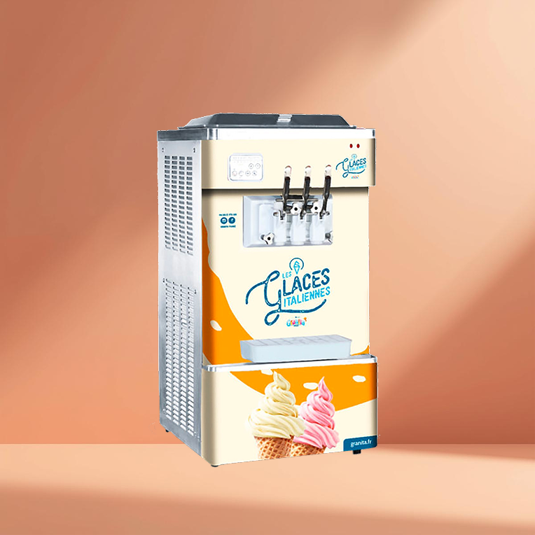 Machine à Glace à l'Italienne (3 Parfums)
