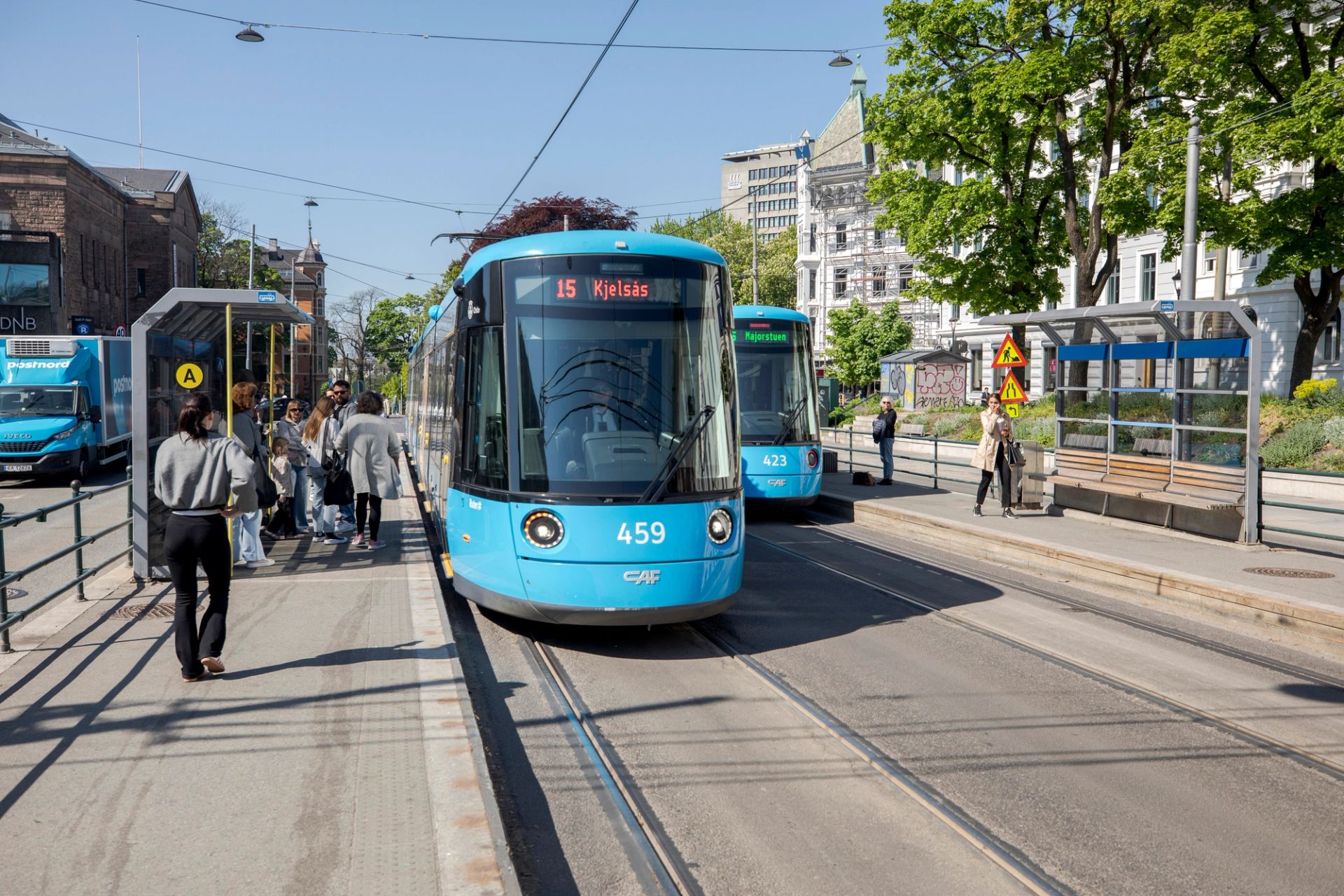 Trikker på Solli plass