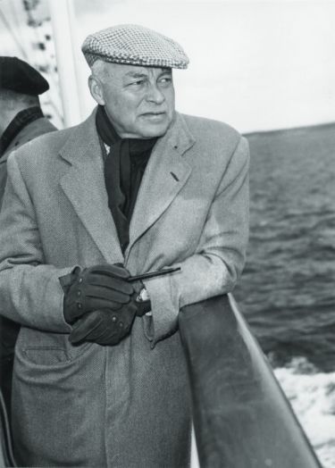 Fotografi av Leif Höegh på et skip