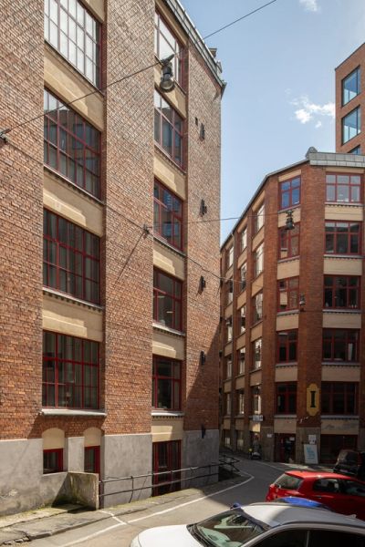Fasaden til H-bygget