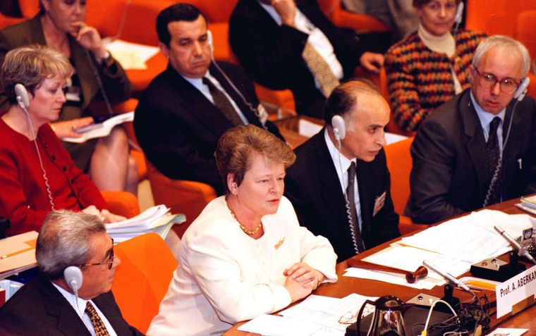 Gro Harlem Brundtland var generaldirektør i Verdens helseorganisasjon fra 1998 til 2003.