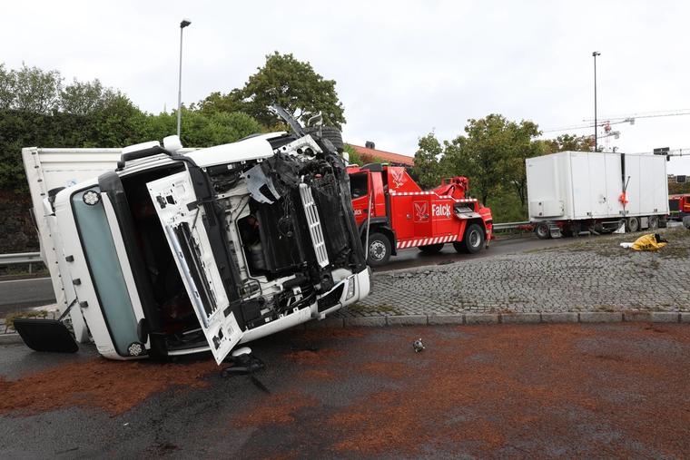 I 2018 veltet et vogntog ved Helsfyr i Oslo. To personer ble skadd.