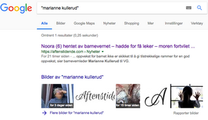 Barnevernleder Marianne Kullerud finnes ikke.