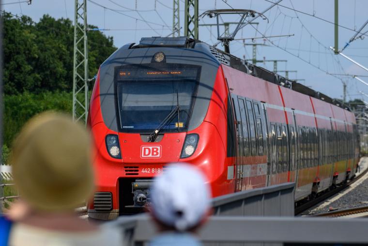 Tog fra Deutsche Bahn.