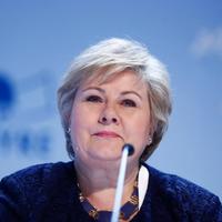 Statsminister og partileder Erna Solberg holder landsmøtetale