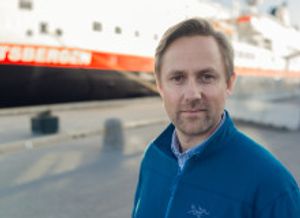 Kommunikasjonssjef i Hurtigruten, Rune Thomas Ege