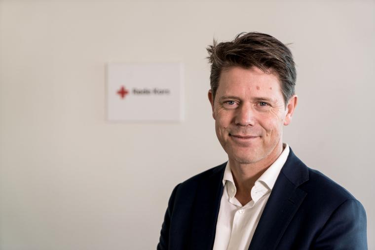 Bernt G. Apeland, generalsekretær i Norges Røde Kors.