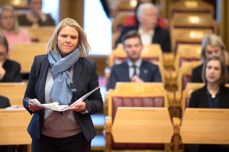 Justis- og beredskapsminister Sylvi Listhaug (Frp).