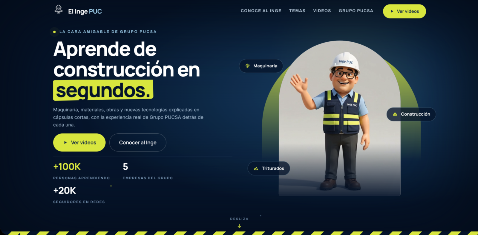 El Inge PUC — Divulgación que alimenta al grupo