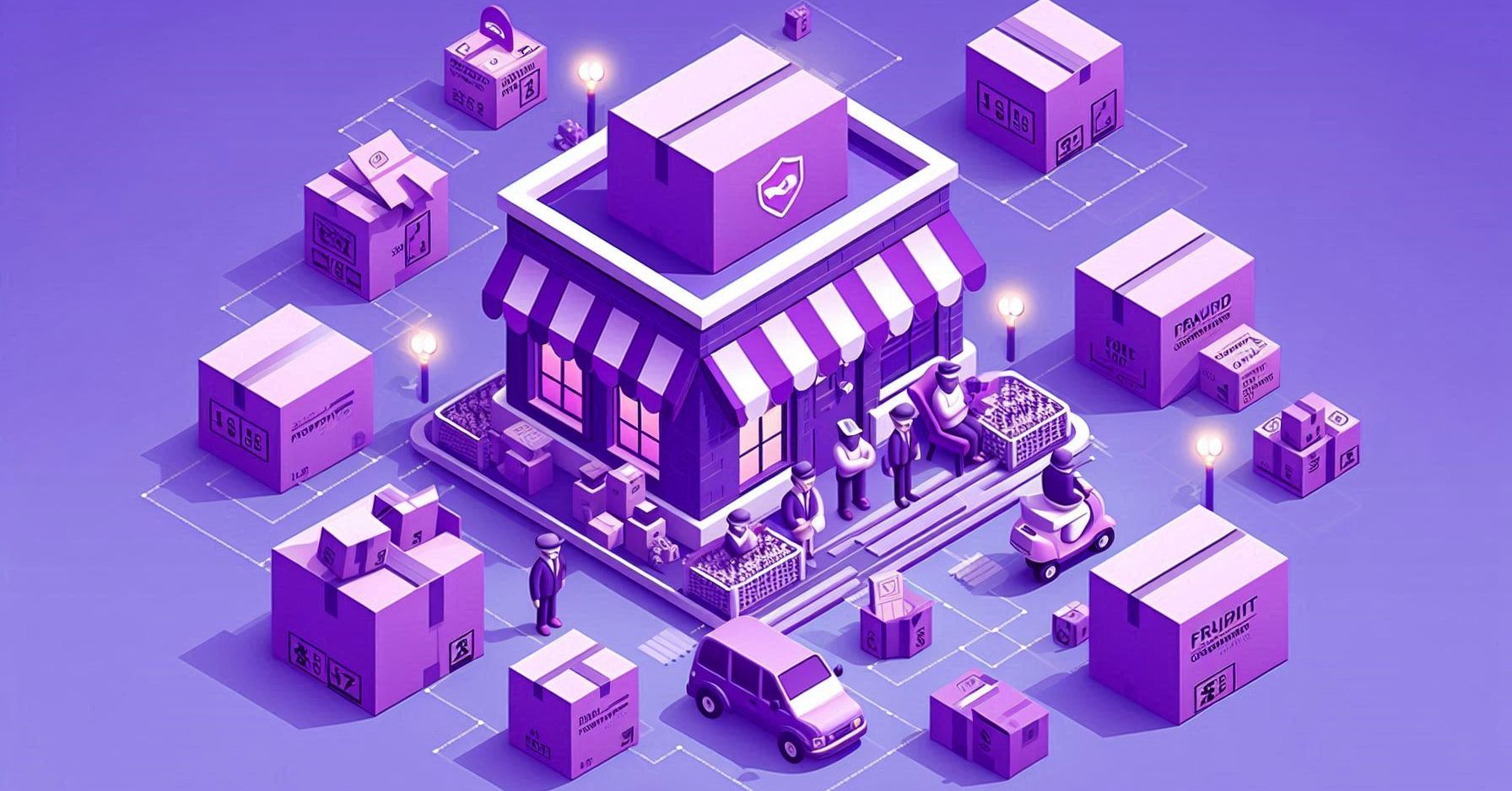 an illustration of two phones connected to each other with a globe in the background