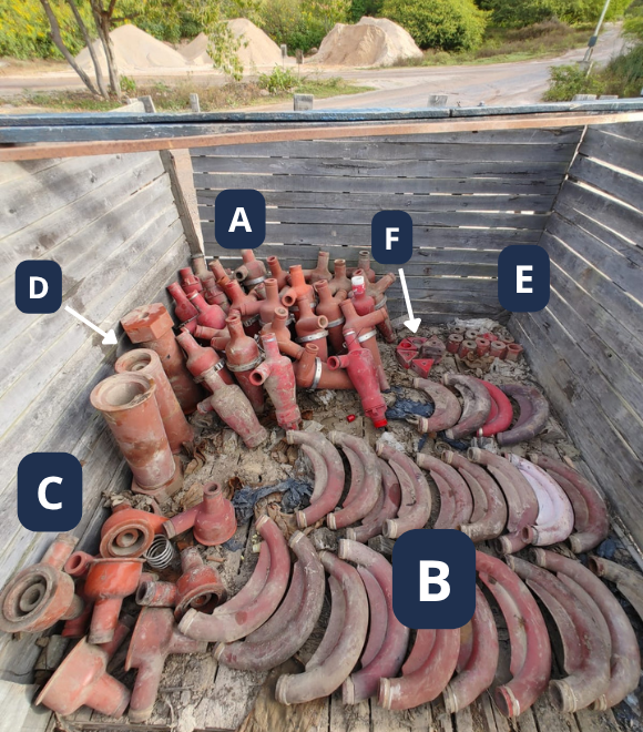 Lote de Hidrociclones Diversos
