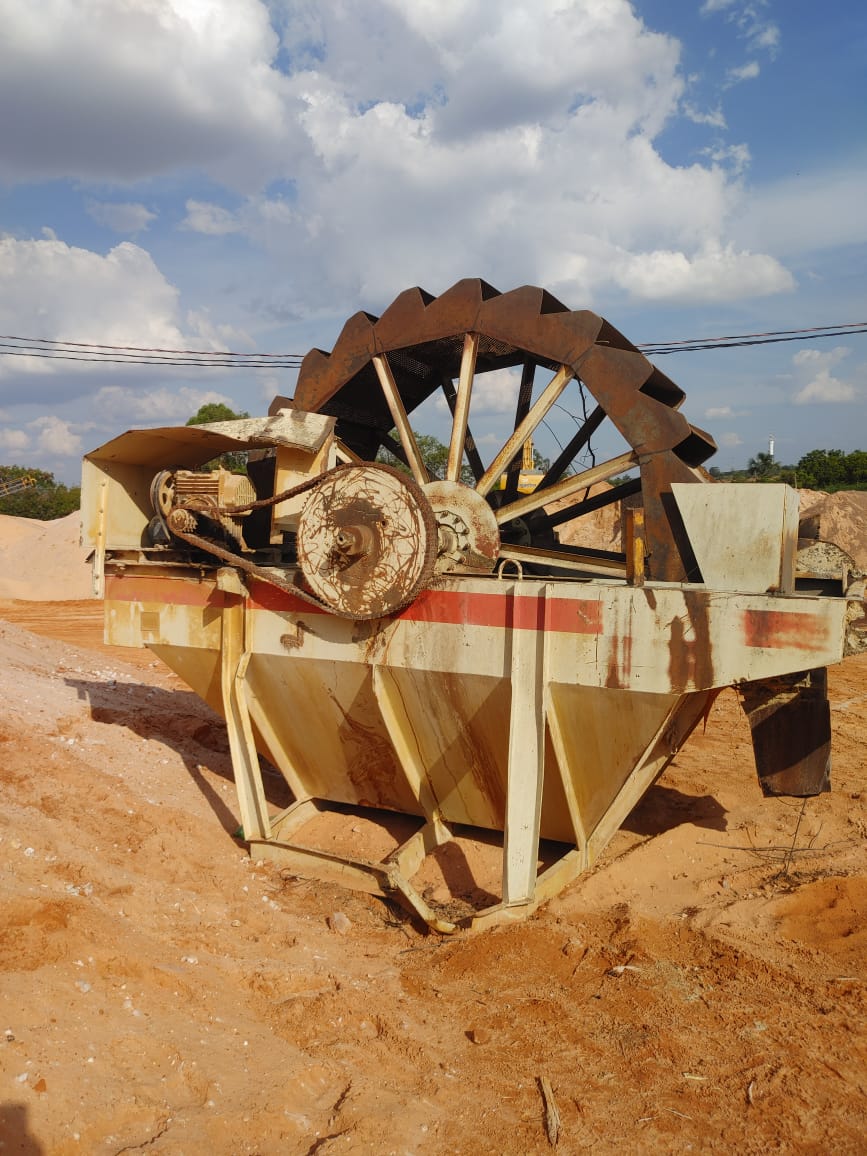 Lavador de Areia Tipo Roda Desaguadora (DEA) com Redutor