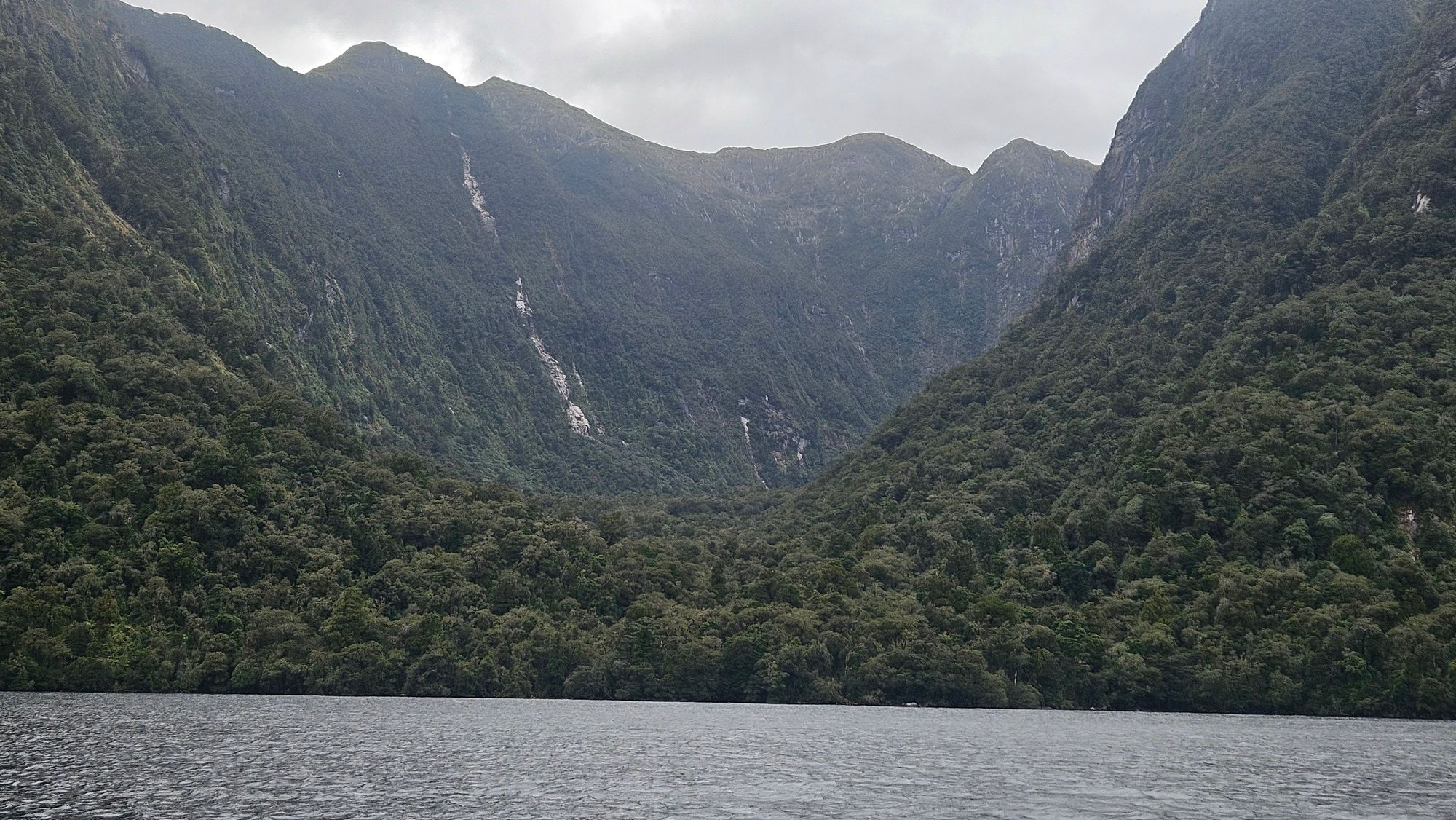A glacial valley at the head of Crooked Arm