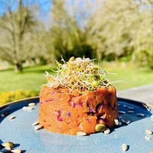 Photo de Stoemp patate douce et chou rouge