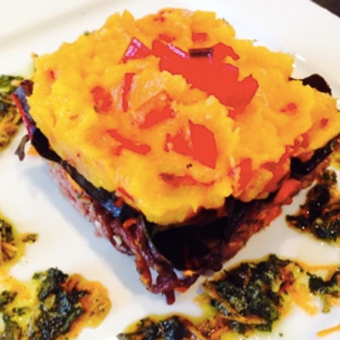 Photo de Hachis Parmentier au butternut et bettes