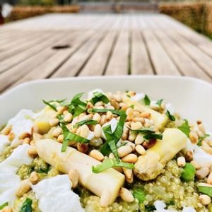 Photo de Quinoa aux légumes de printemps façon risotto