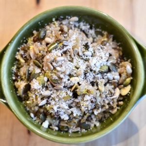 Photo de Riz et lentilles aux champignons, épices douces et citron 2