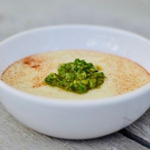 Photo de CRÈME HARICOTS BLANCS-CÉLERI RAVE, CHERMOULA