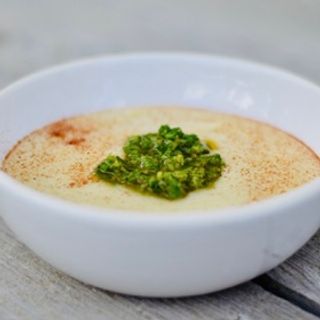 Photo de CRÈME HARICOTS BLANCS-CÉLERI RAVE, CHERMOULA