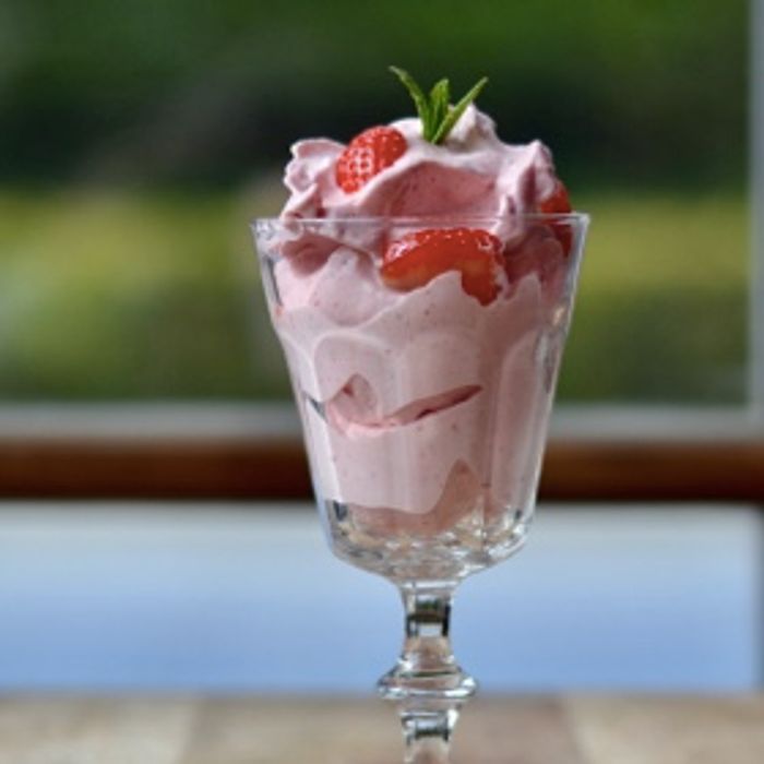 Photo de Sorbet aux fraises express