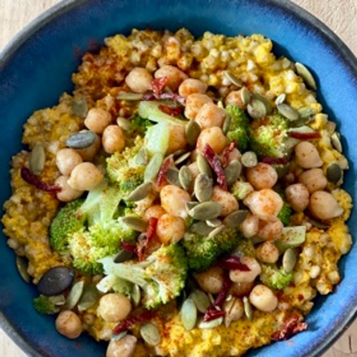 Photo de SARRASIN ET BROCOLI, CRÈME DE CAROTTE