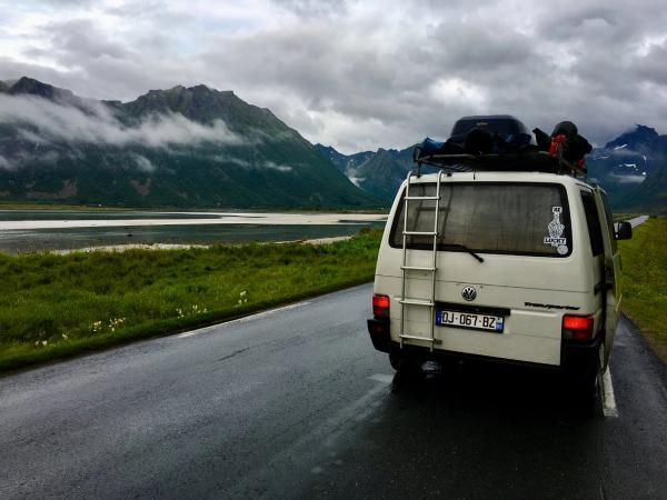 Camper van aux îles Lofoten