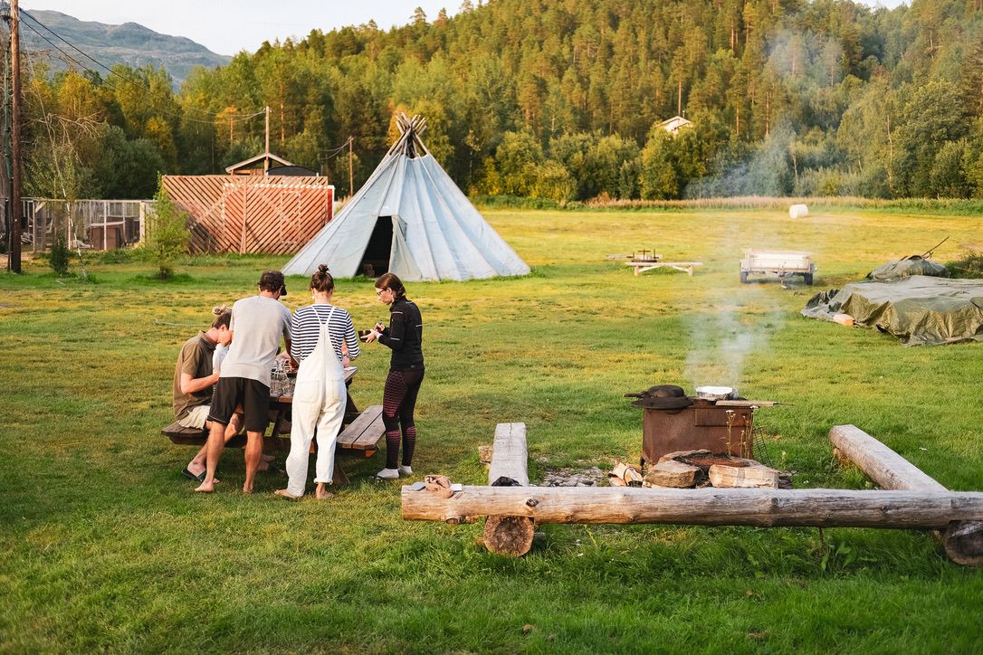Barbecue à la ferme